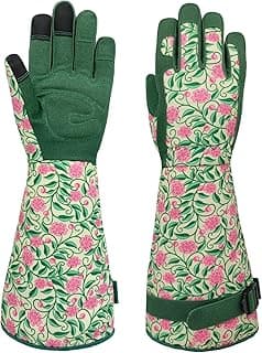 Thorn-proof Gardening and Garden Gloves,Durable Long Rose Yard Work Glove,Gifts for Men Women,Touchscreen