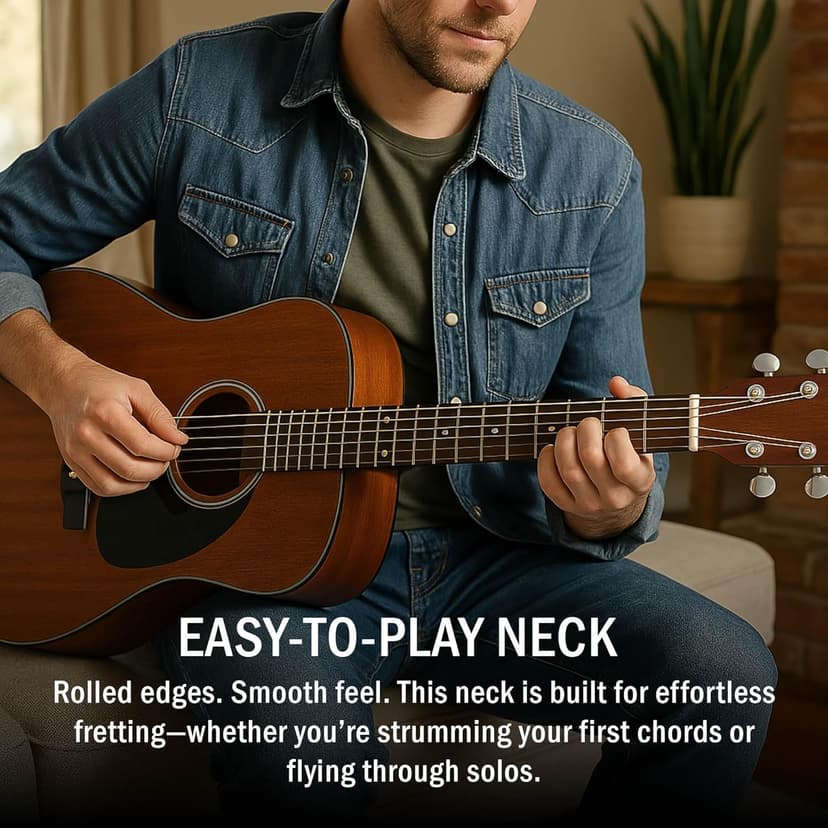 Fender CD-60S Solid Top Dreadnought Acoustic Guitar - All Mahogany Bundle with Gig Bag, Tuner, Strap, Strings, Picks, and Austin Bazaar Instructional DVD