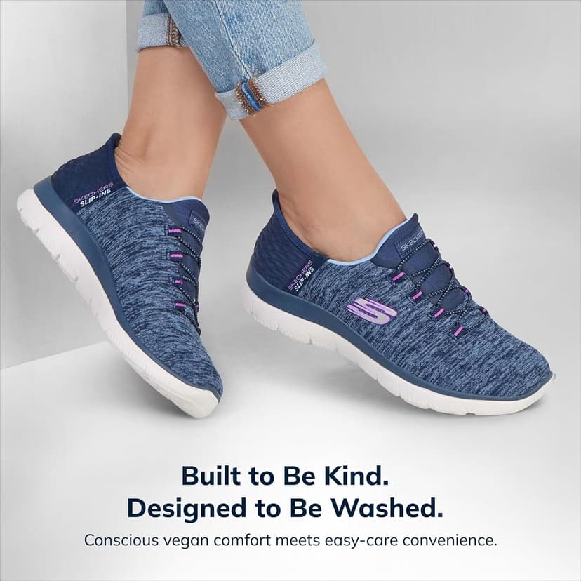 Skechers Women's Summits Dazzling Haze Hands Free Slip In Sneakers
