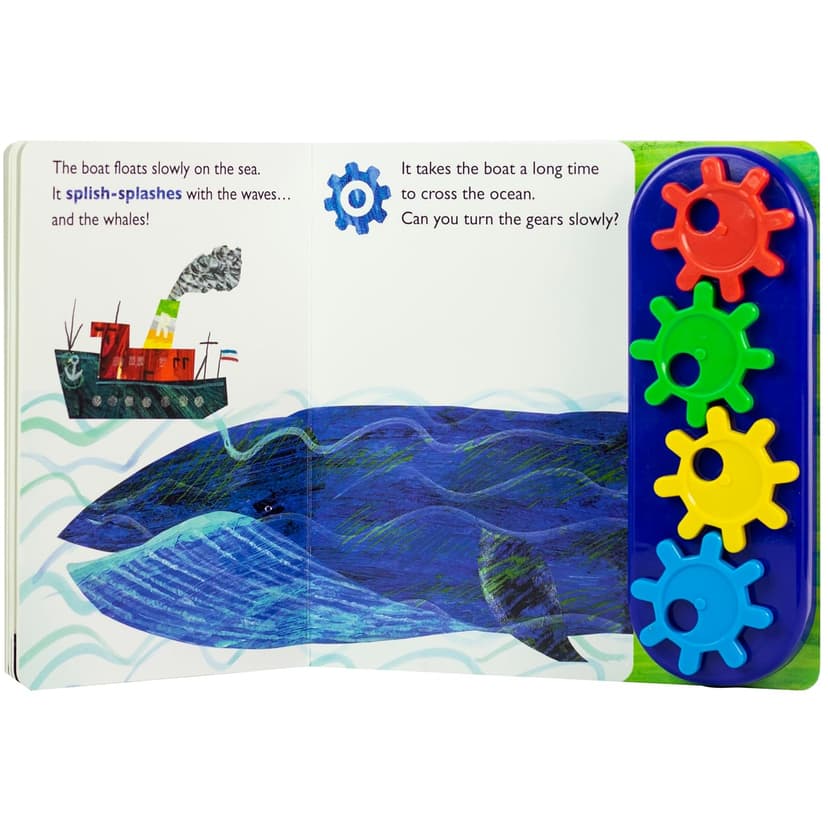 World of Eric Carle, Turn, Crank, Zoom! A STEM Gear Sound Book - PI Kids 1503735990