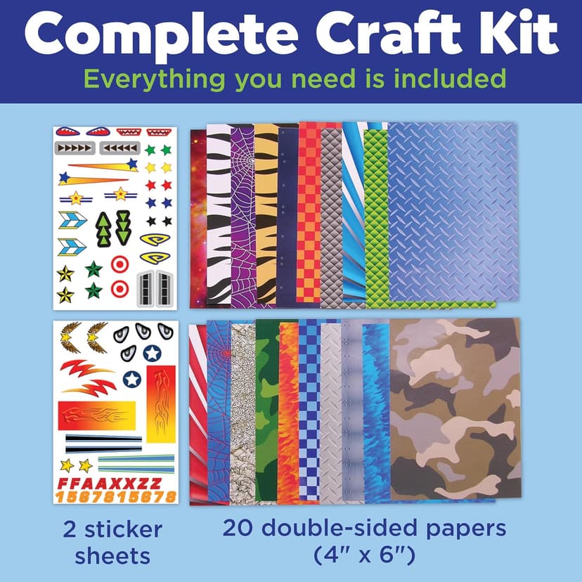 Creativity for Kids Paper Airplane Kit, Make 20 Airplanes B00A3H81LK