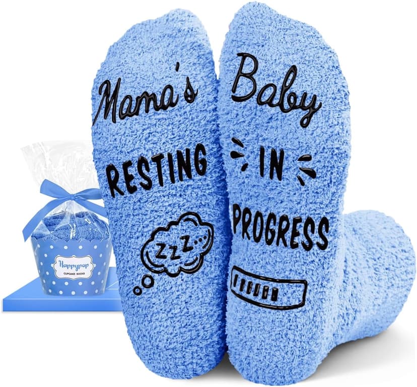 HAPPYPOP Pregnant Mom Gifts - Maternity Socks for Expectant Mothers, Thoughtful Choices for IVF Journeys B0CPXZW417