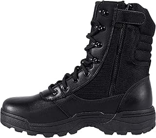 RIELD Men's Military Tactical Work Boots Side Zipper Jungle Army Combat Boots