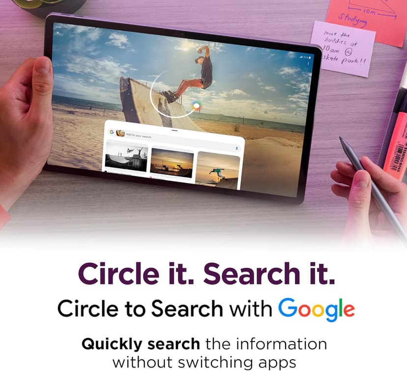 Lenovo Idea Tab Pro with Google Gemini - Student Tablet - 12.7” 3K LCD Display - 8 GB Memory - 128 GB Storage - MediaTek Dimensity 8300 - Includes Pen and Folio Case