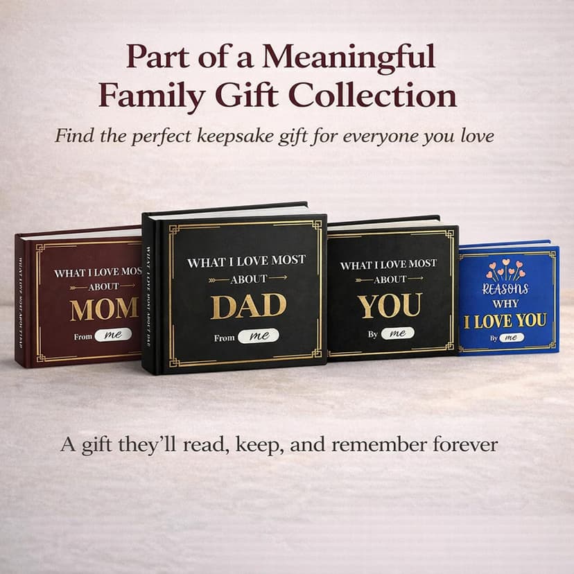 Husband, Girlfriend, Wife, Couples Gifts for Anniversary, Christmas & More - Valentine's Day Gift for Your Loved, 50 Prompt What I Love about You Book: Meaningful Gift for Boyfriend