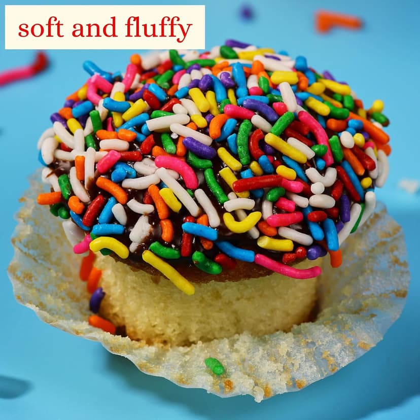 Birthday Gift Basket | Cupcakes Bakery Fresh [9 Count] | Mini Rainbow Sprinkle Cupcakes Individually Wrapped | Birthday Treats for Kids, Men, Women| Kosher, Nut Free | Stern’s Bakery B0D154PXW7