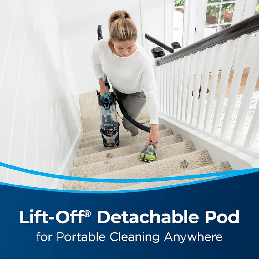 Bissell 2998 MultiClean Allergen Lift-Off Pet Vacuum with HEPA Filter Sealed System, Lift-Off Portable Pod, LED Headlights, Specialized Pet Tools, Easy Empty Dirt Tank