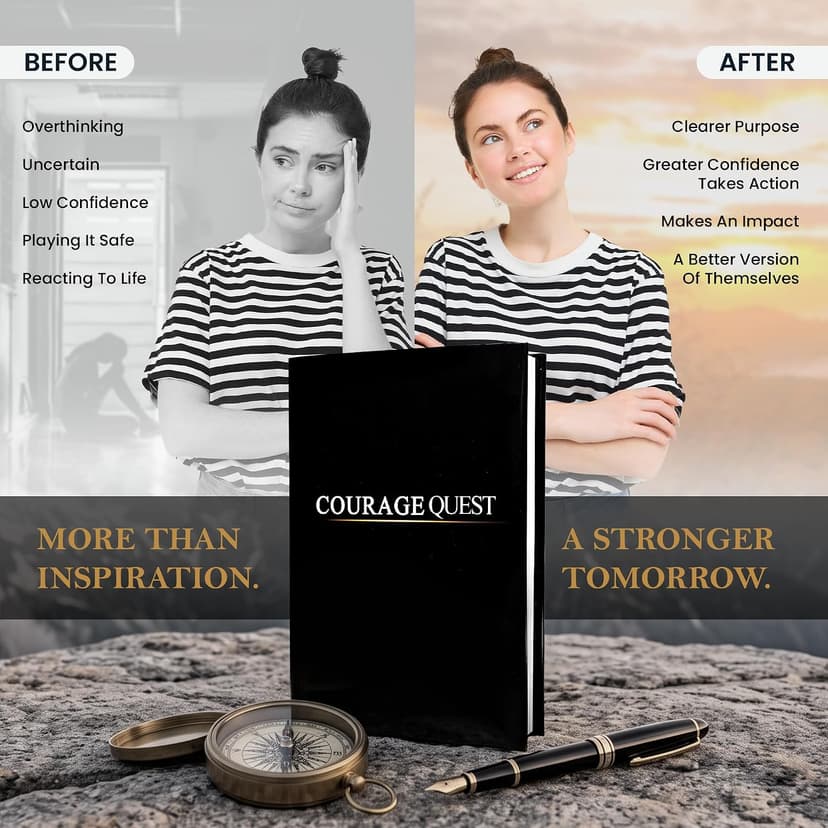 Book + Author's Note + Envelope. Gift for Late Teens & Young Adults: Graduation, Birthdays, College, Internships & First Jobs COURAGEQUEST Gift for Late Teens & Young Adults, Confidence and Purpose B0GYRL14C9