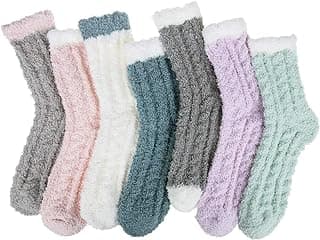 Womens Winter Fuzzy Socks Cozy Fluffy Sock Warm Fuzzy Christmas Socks for Women