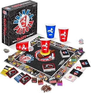 DRINK-A-PALOOZA: The Monopoly of Drinking Game | The Party Board Game that Combines Beer Pong, Flip Cup, Kings Cup, Drinking Card Games & More Fun Challenges