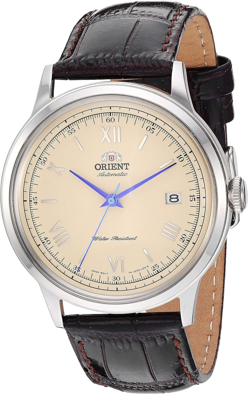 Orient Bambino Version 2' Stainless Steel Japanese Automatic / Hand-Winding Dress Watch