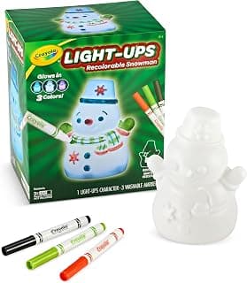 Crayola Light-Ups - Snowman, Light Up Snowman Toy, Christmas Gift for Grandkids & Kids, Reusable Coloring Craft Toy, Decoration for Indoors, Stocking Stuffers B0CRBKBZNH
