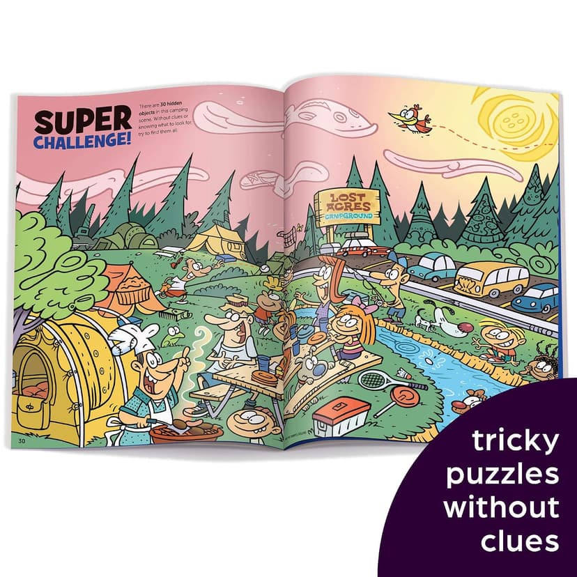 The Hardest Hidden Pictures Book Ever: Ultra-Challenging Brain Games for Kids Ages 8-12, Advanced Seek and Find Puzzles Book with Over 1,500 Hidden Objects to Find (Highlights Hidden Pictures) 1644723344