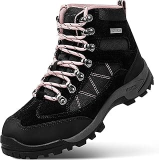 R CORD Hiking Boots Women Waterproof Womens Hiking Boots for Outdoor Trekking Camping Trail Outdoor Hiking Shoes for Women