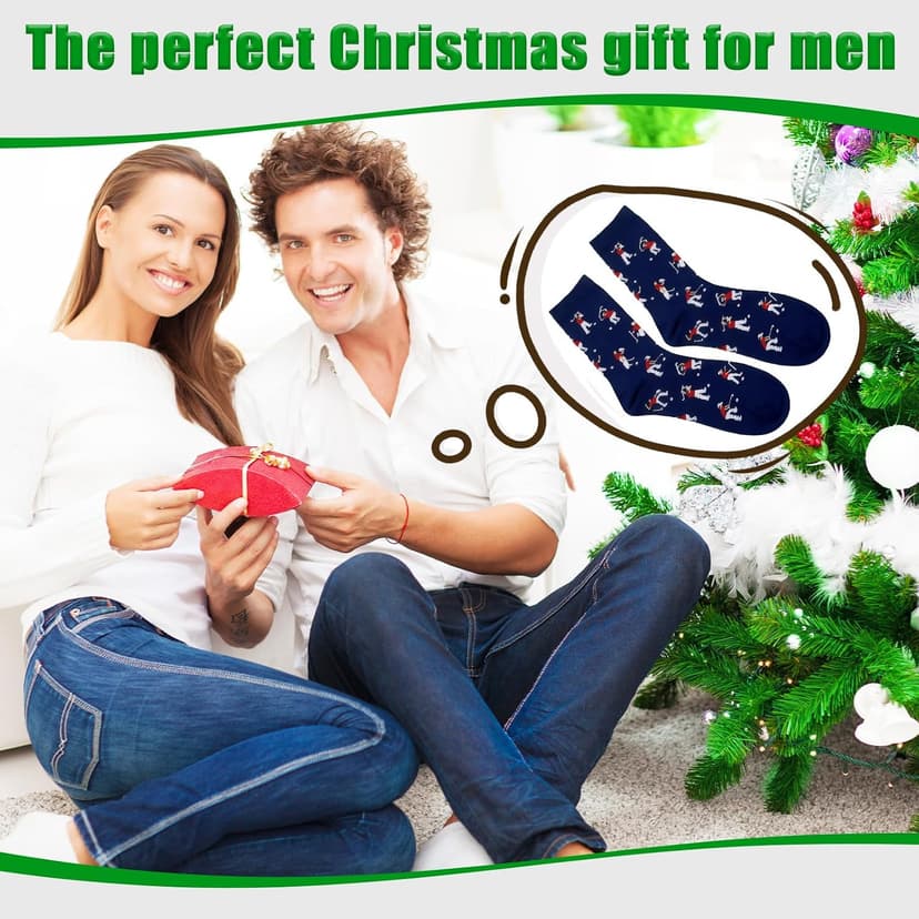 Anniversary Christmas Valentines Gifts for Husband Dad Stepdad, Stocking Stuffers for Men Him Golfer,Golf Accessories for Men Funny Golf Socks for Men Dad,Christmas Birthday Gift From Daughter Wife Son B0FT7NQZ1S