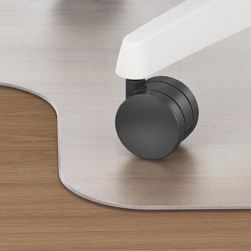 HON Desk Chair Mat for Hard Floor, Office Chair Mat with Extended Lip, Floor Protectors for Work, Home, Gaming, 46" x 60"