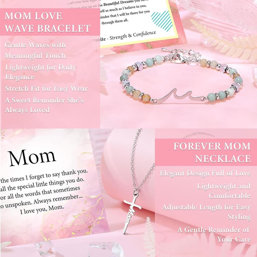 Gifts for Mom Birthday Gifts for Mom from Daughter Mothers Day Gift Ideas for Mama Best Moms Ever Gift Stuff Happy Birthday Mother Present Basket from Son Unique Things for Mothers Who Have Everything B0GSG1QS21