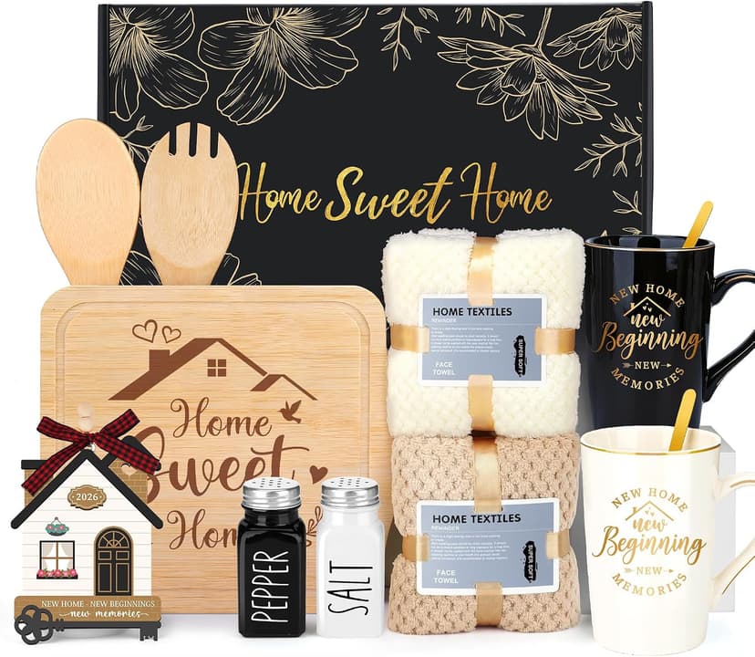 House Warming Gifts New Home Gift Ideas Popular Housewarming Gift Baskets Closing Gifts for Home Buyers New Apartment Presents Stuff for Homeowners Women Men Couple Unique First House Must Have Items B0G2SBPZLP