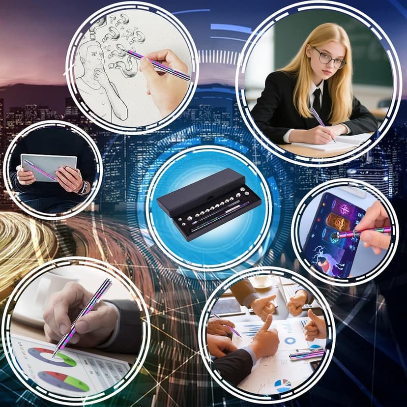 Fidget Pen Gifts For Teenage Girls - Magnetic Pen Cool Gadgets Teen Boys Gift Ideas - Magnet Pens Cool Things For Adults Kids Teen - Best Gift For 10 11 12 13 14 15 Year Old Boy - Novelty Toy For 8-12