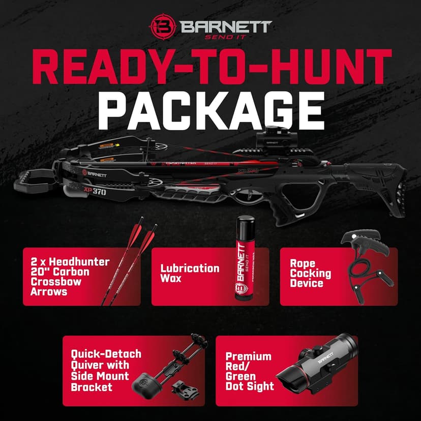 BARNETT Explorer Series Hunting Crossbows - Fast, Lightweight, Compact, Premium Crossbows