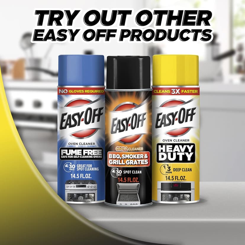 Easy Off Heavy Duty Degreaser Cleaner Spray, 32 Ounce (Pack of 2)