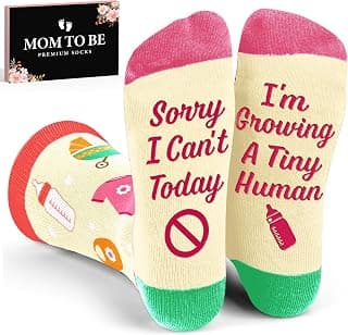 Pregnancy Gifts for New Mom, Dad, Grandma - Funny Socks For Expecting Dog Mom, Dog Dad - Stocking Stuffers B0FGJXDBSW