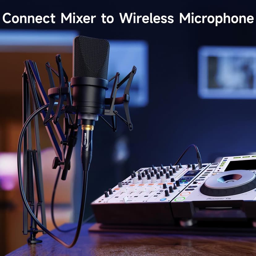 Cable Matters 6.35mm (1/4 Inch) TRS to XLR Cable - 6ft, Male to Male XLR to TRS Cable, Black - Not for Microphone Use