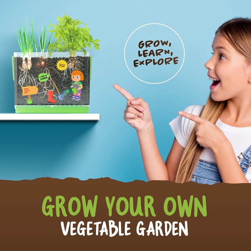 Birthday Gifts for Boy, Girl 4, 5, 6, 7, 8, Year Old - Science STEM Toy & Craft Growing Kits for Ages 4-8, 6-8 Years Root Viewer Kit for Kids - Grow Your Own Plant for Boys & Girls Gifts B0CRK33YXD