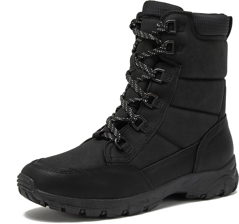 Lands' End Expedition Insulated Winter Boots for Men, Lace Up or Slip On Waterproof Mens Snow Boots, Medium or Wide Width Men's Shoes Size 8 to 13, Black, Brown, Green or Grey