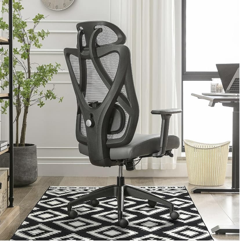 SitTrue Ridgefield Ergonomic Mesh/Vegan Leather High-Back Task