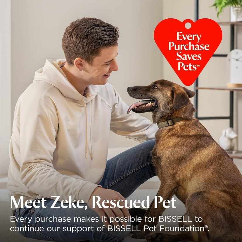 Bissell Crosswave Cordless Plus, Wet Dy Vacuum w/FurFinder Headlights + Super Concentrate Multi Surface Formula for Sealed Hard Surfaces and Area Rugs