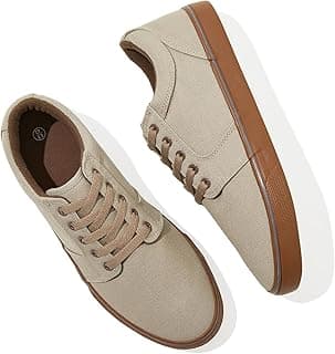 BENPAO Mens White Casual Shoes All Black Fashion Sneakers for Men Low Top Lace Up Canvas Shoes