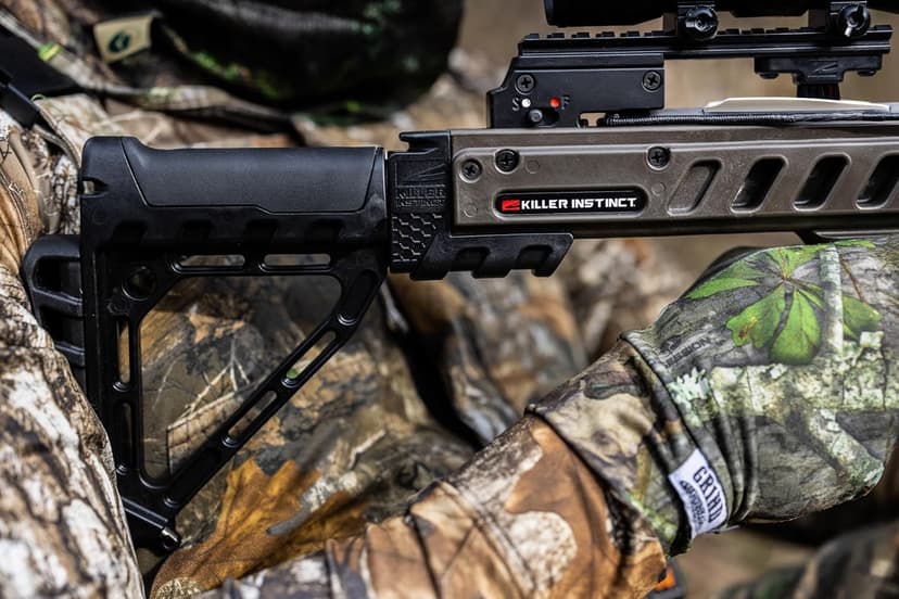 Killer Instinct Vital-X with Dead Silent Crank Crossbow Package. The Vital-X is a Top Crossbow for Hunting Deer or Your Favorite Game!