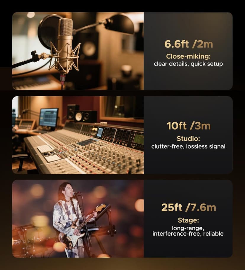 Warrky XLR Cables 6.6ft 2 Pack [Oxygen-Free Copper (OFC), Gold-Plated Connector] Balanced Microphone Cable Male to Female Professional Hi-Fi XLR Cable