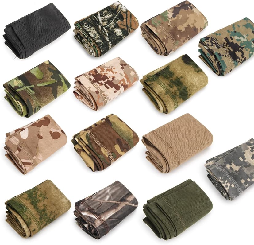 Volein Neck Gaiter Face Mask, Sun Cooling Dust Camouflage Face Shield, Reusable Washable Bandana