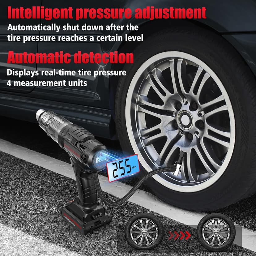 Car Vacuum Portable Cordless, 40,000Pa High Power Dust Buster, Rechargeable Battery Powered Vacuum Cleaners for Office,Home, Car, Pet Hair, Keyboard,Black