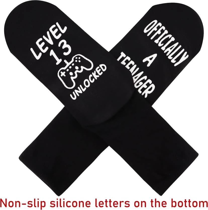 Jeasona Gaming Birthday Socks for Teen Boys Gifts for 13 14 15 16 17 18 Year Old Boy Teenage B09Q91XQMC