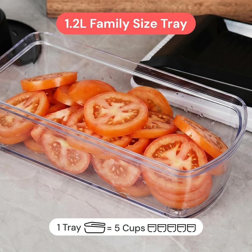 Multi-Blade Veggie Slicer, 5-Cup Container Food Chopper, Julienne Grater Dicer, Dishwasher Safe Kitchen Gadgets & Essentials Fullstar Pro Core Vegetable Chopper & Mandoline Slicer, 6-in-1 Kitchen Tool B0BHSXFTGH