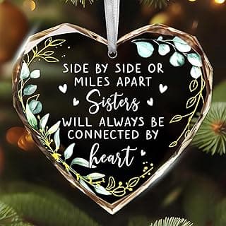 Gifts for Sister - Special 2025 Sister Ornaments for Christmas Tree Decoration, Perfect Sisters Gifts for Women, Unique Sisters Gift from Sister, Decorative Ornaments for Christmas Tree