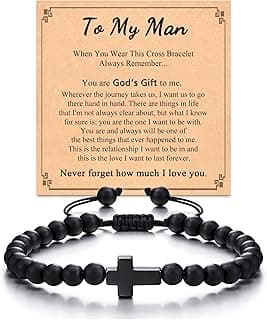 Gift for Easter, Christmas, Birthday, Valentines Day ... Tarsus Cross Bracelet for Men Teens, Fashion Jewelry Christian Gifts B0GG4FDP6Q