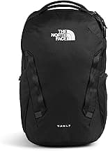 The North Face Vault Everyday Laptop Backpack - Commuter Travel Bag, Water-Repellent Finish, Spacious Compartment, TNF Black-NPF, One Size | Everyday, PFAS Free