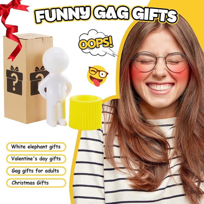 White Elephant Gifts for Adults,Bedside Night Light,Birthday Christmas Gifts for Men Women Boyfriend Girlfriend Husband Wife,Mens Gifts,Valentines Day Gifts for Him Her,Anniversary Funny Gag Gifts