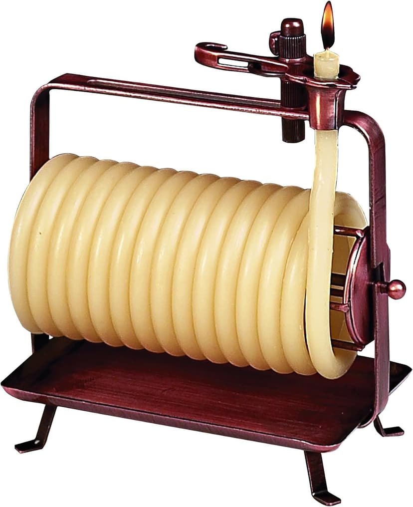 Candle by the Hour 48-Hour Horizontal Candle, Eco-friendly Natural Beeswax with Cotton Wick Color-Yellow