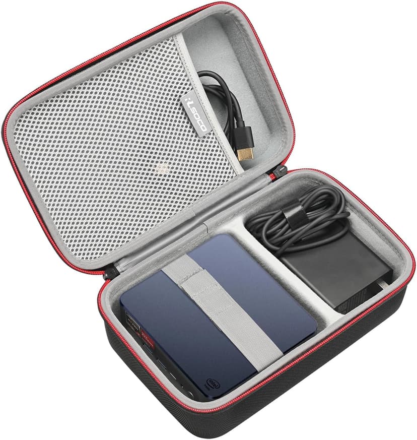 RLSOCO Computer Case for GMKtec M7/G3 Plus/M5 Plus/K8 Plus/M2 Pro & Beelink Mini SER5 Pro/EQR5/S13/EQ14/EQI12/EQR6/S13 PRO/S12 Pro & GEEKOM A6/Air12/A5/A8/IT13/IT12 Mini PC