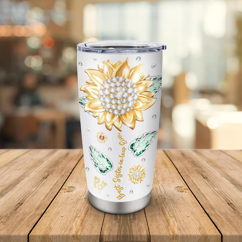 Gifts for Sister in Law, Sister-in-Law Christmas Birthday Gifts, Mothers Day Tumbler for SIL Sister in Law Gifts Tumbler 20oz, Sister-in-Law Birthday Gifts B0CDWWX4Z6
