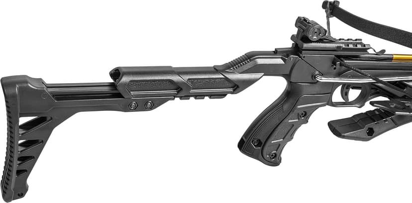 Bear X Desire XL Pistol Hunting Crossbow, Self-Cocking, Adjustable Stock up to 2.5", Compact Design, Includes 3 Premium Bolts, Dependable Accuracy