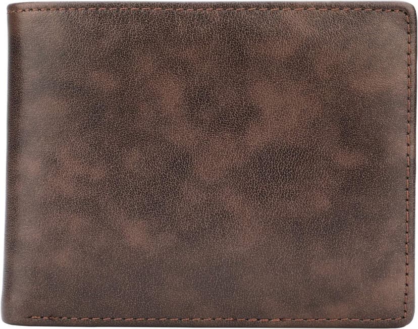 HIMI Wallet for Men-Genuine Leather RFID Blocking Bifold Stylish Wallet With 2 ID Window