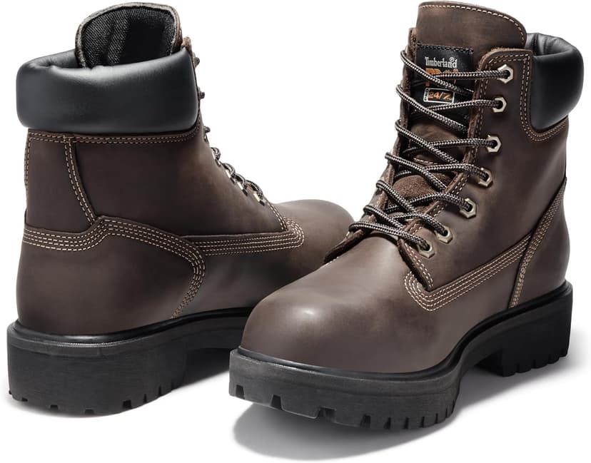 Timberland PRO mens Direct Attach 6 Inch Steel Safety Toe Insulated Waterproof Industrial Work Boot