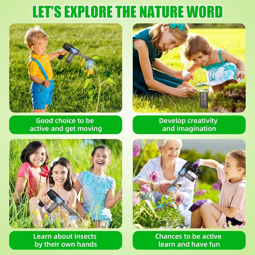 ZLieatmp New Bug Vacuum Catcher for Adult&Kids,2026 Spider Killer Insect Catcher,Cordless Handheld Vacuum Cleaner for Car USB Charge Bugs Catcher Indoor for Stink Bug,Moth,Spider Bugs Sucker for Home