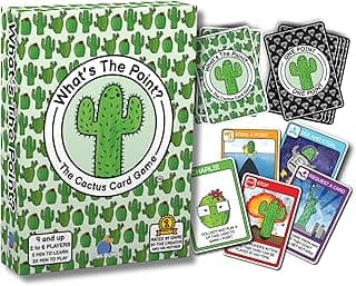 What's The Point? The Cactus Card Game - A Fun and Strategic Game for Families, Perfect for Family Play Night, Easy to Learn, Portable for Travel, and Ideal for Players of All Ages